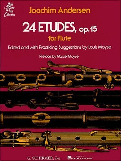 【预订】24 etudes of flutes, op. 15