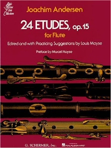 【预订】24 Etudes of Flutes, Op. 15