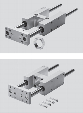 FESTO 导向气缸 FENG-50-200-KF 34509  FENG-50-100-KF 34507