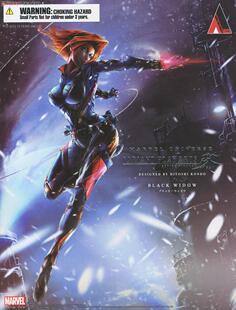 玩物尚志 Play Arts 改 PA改 漫威 marvel 黑寡妇 可动人偶