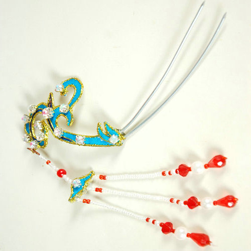 仿点翠头饰古装旦角戏曲花旦青衣