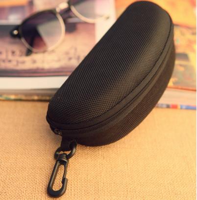 运动太阳眼镜盒包邮男高档挂钩眼睛盒便携大号复古墨镜盒韩国时尚