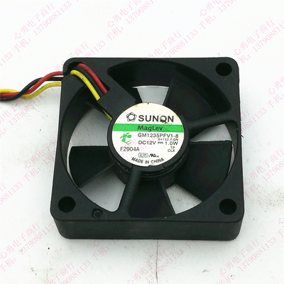 原装建准SUNON 3510 GM1235PFV1-8 12V 1W 3cm 静音 3线 散热风扇