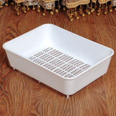 宠物封闭式猫厕所配套网格 厕所过滤垫猫砂盆脚垫 猫咪如厕用品c