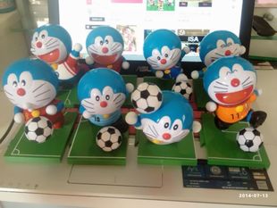 全家 family mart 2018哆啦a梦 机器猫足球公仔