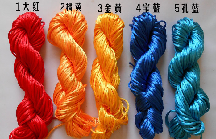 5条包邮 5号中国结线编绳/手链编织绳子/2.5mm线/DIY首饰材料