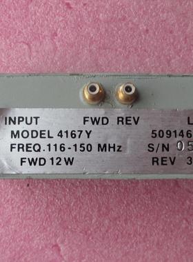 Coaxial Dynamics 4167Y 116-150MHz  3W-12W SMC 定向功率检波器