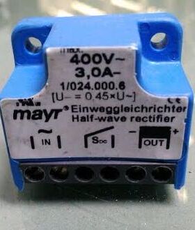 MAYR（1/024.000.6）400V/3A 电机抱闸刹车整流器