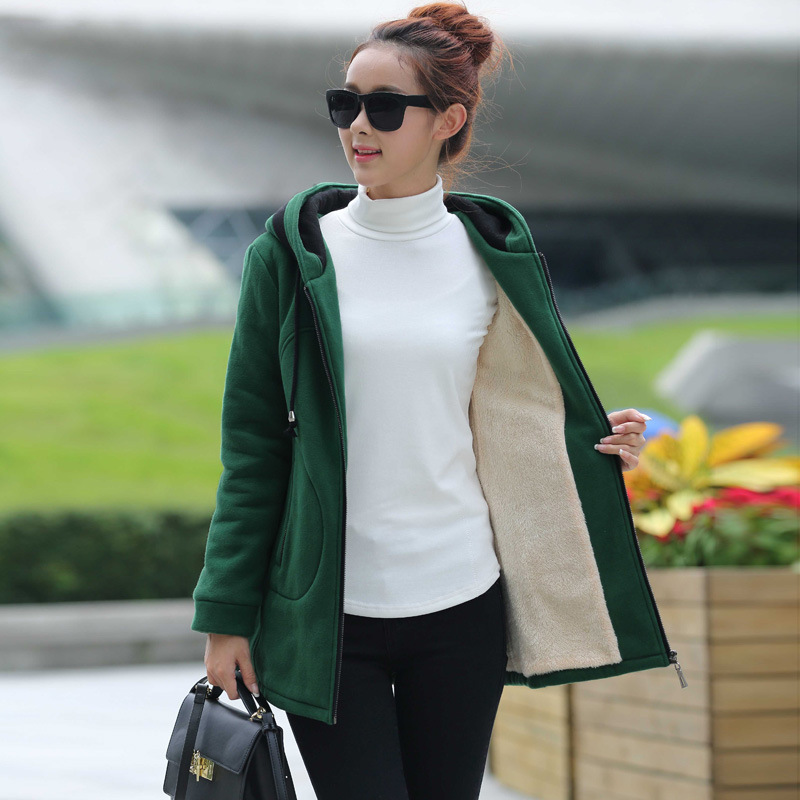 winter Thickening coat Warm coats Korean Edition Plush Jacket Fat sister Villus liner clothes 220 Jinin the Women's clothing/Boutique , Large size women  category - from Buy2taobao.com to provide professional Taobao agent buy service