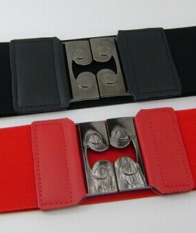 包邮 新款羽绒服腰带8厘米宽腰封松紧皮带装饰品腰封长度可定做