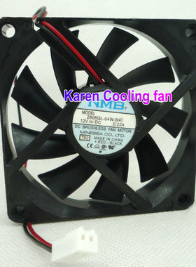 热卖原装NMB 2806GL-04W-B40 7015 12V 0.22A 7cm 电脑散热风扇