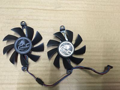 原装七彩虹七彩虹gtx显卡风扇