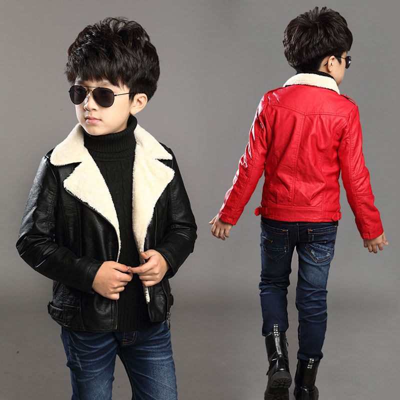 Blouson enfant en cuir PU - Ref 2159409 Image 1