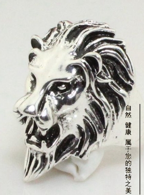 非主流夸张狮子座朋克风夜店戒指