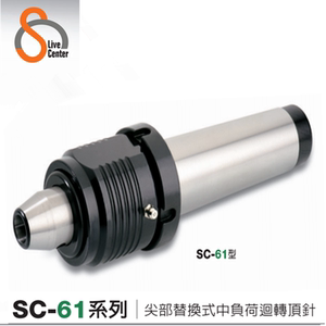。促销台湾顺成超高速 可替换回转顶针尖NCH-61-MT4A附螺帽高精度