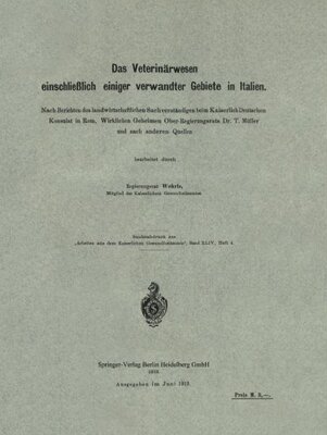 【预订】Das Veterinarwesen Einschliesslich E...