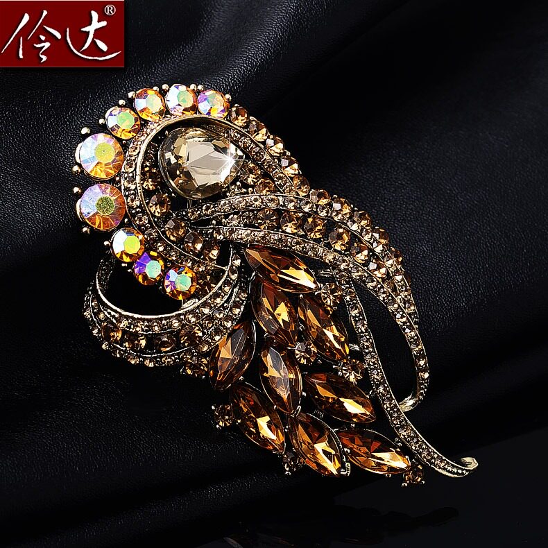 Broche femme LINGLADY en Zircon diamant - Ref 1174139 Image 1