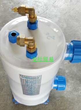 1P-30匹纯钛管钛炮蒸发器 耐酸性抗海水冷水机蒸发换热器立式卧式