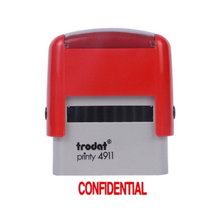 trodat 卓达 E013 回墨印章 CONFIDENTIAL 万次印章 翻斗印章4911