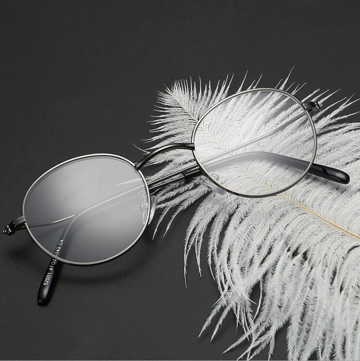 复古原宿金属小框 圆框 近视眼镜架男女同款 配高度数眼镜框 玻璃