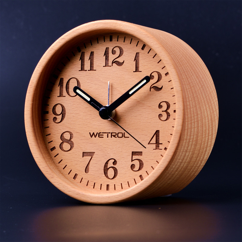 originality Simplicity solid wood Mute Noctilucent wooden  Northern Europe Clock student children bedroom Bedside Small alarm clockin the Home accessories , Home bell ornaments/Alarm Clock , Desk Clock/Alarm Clock  category - from Buy2taobao.com to provide professional Taobao agent buy service