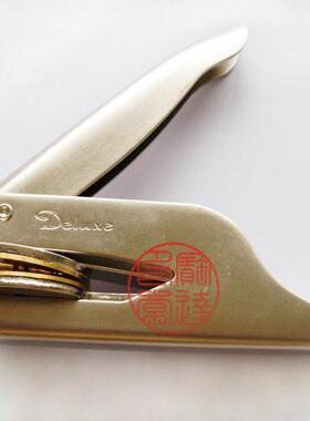 个性定制手钳钢印图案LOGO印章藏书章凹凸印章齿状贴纸钢印42mm