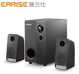 雅兰仕多媒体电脑音箱低音炮2.1桌面音响超重低HIFI音箱音质