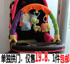 婴儿推车挂件新生儿，床铃床挂0-1岁宝宝，摇篮摇铃音乐车夹架子玩具