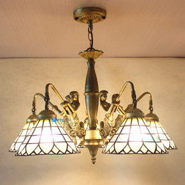 欧美式艺术玻璃灯饰阳光，客厅卧室书房，餐厅多头简约吸顶枝型吊灯