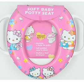 迪斯尼儿童马桶圈 宝宝坐便器 婴儿马桶软垫 KITTY猫图案