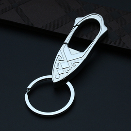驿马钥匙扣男女式金属匙圈链腰挂汽车挂件创意简约个性