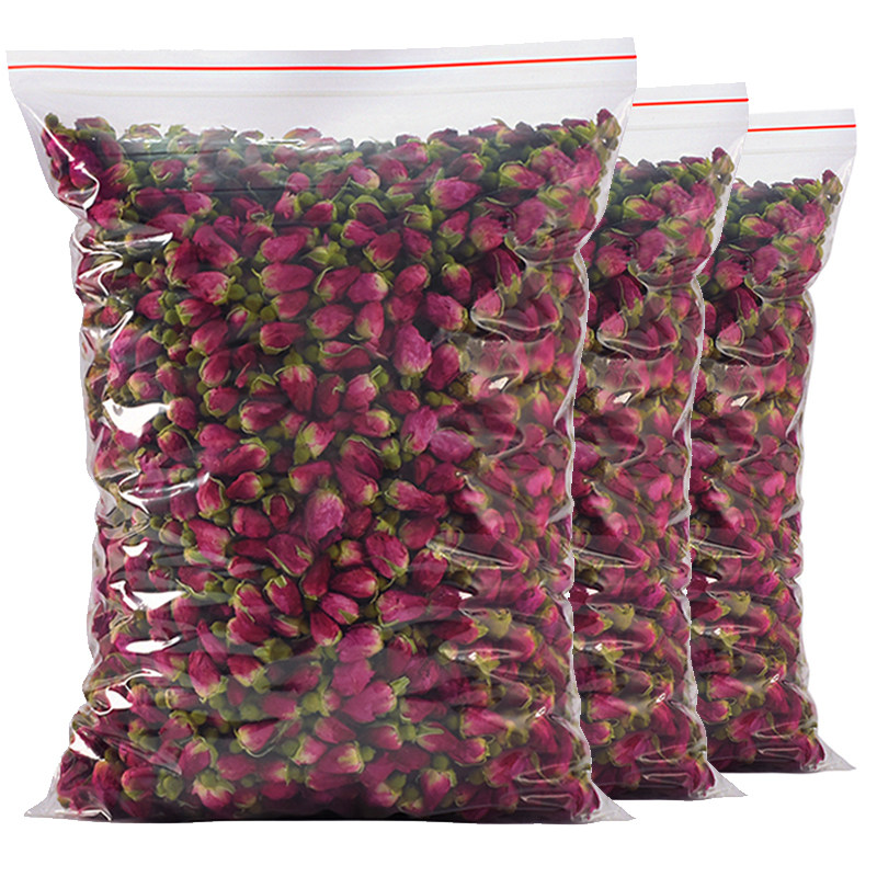 新货平阴纯干玫瑰花茶花草茶叶散袋装女人茶金边玫瑰泡水茶250g