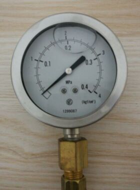 议价NKS长野计器耐震压力表0~0.4MPa0~4kgf/cm&sup2表盘8.8cm