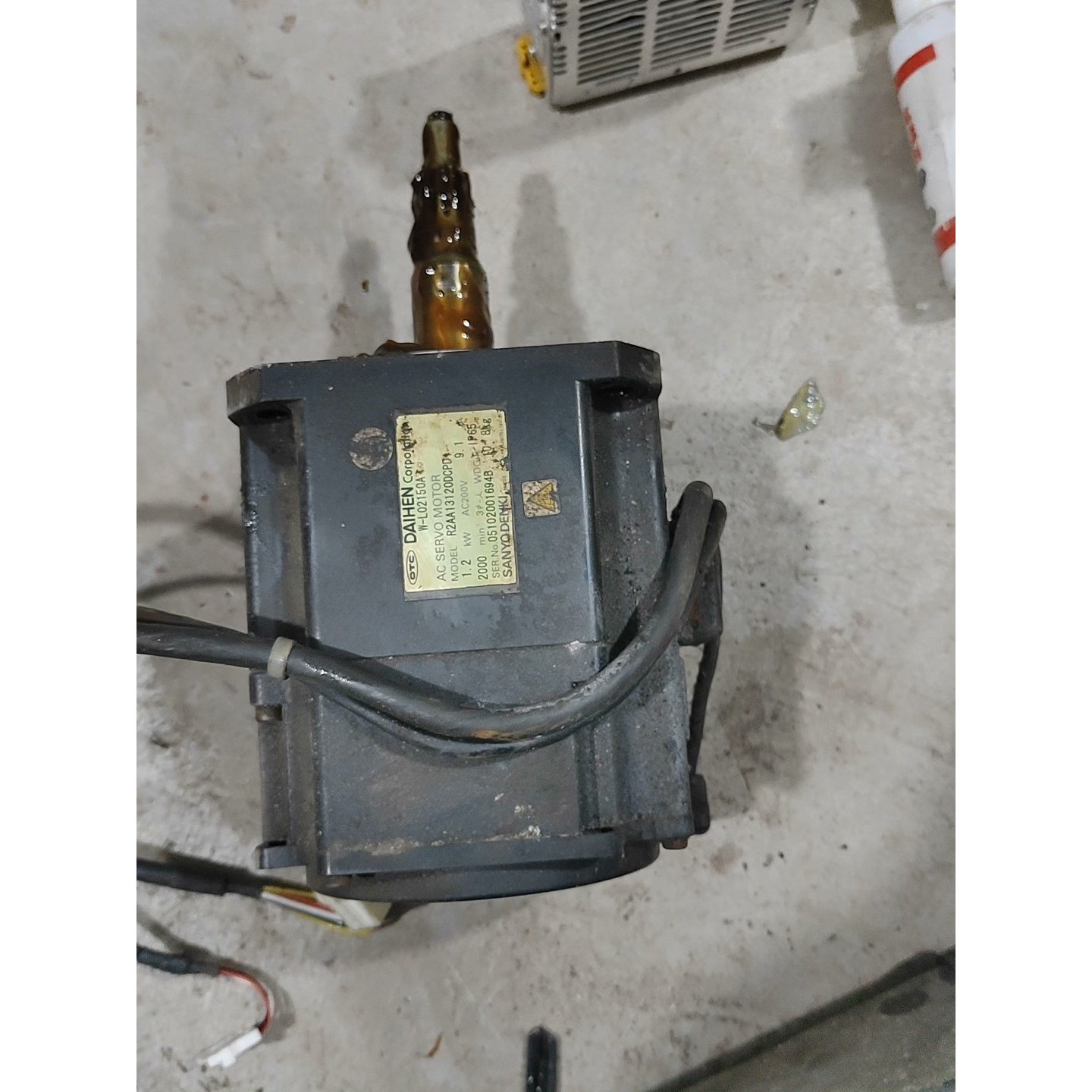 议价机器人配件OTC机器人伺服电机W-L02641A W-L0