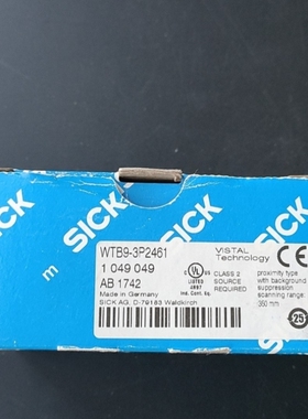 议价德国SICK传感器WTB9-3P2461货号1049049实物拍议价