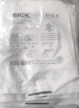 议价德国SICK传感器1048937 ME-03VPS-KP0实物拍摄拍前议价