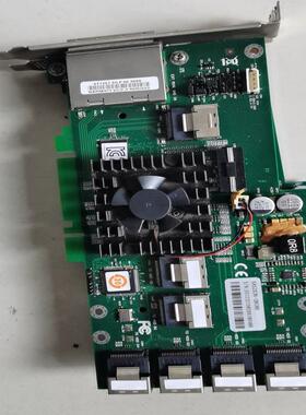 议价{5达工控}SAS LSI 2x36 SAS扩展卡 SFF-8087直通