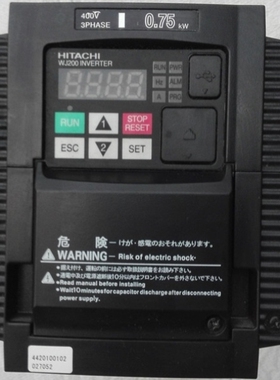 议价嘉 WJ200-007HFC-M 变频器 0.75KW 议价 190927 实物拍摄