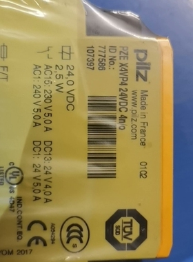 议价皮儿兹PLIZ安全继电器PSE X4VP4 777586实物拍摄拍前议价