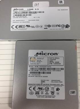 议价镁光 1300 1T 25寸 SATA3 1024G询价
