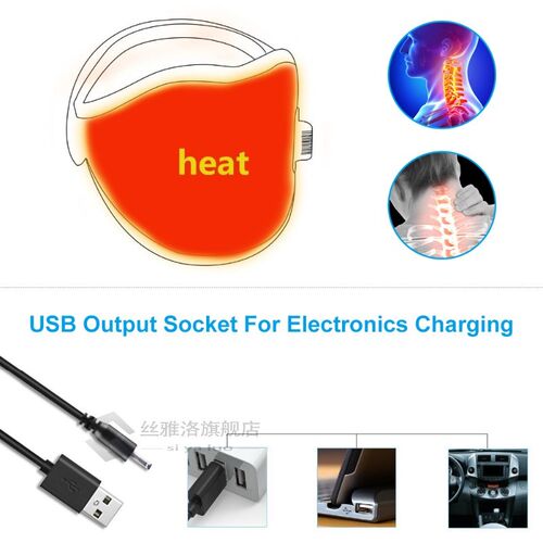 Electric Heating Pad Moist Winter Neck Shoulder Back Warmer