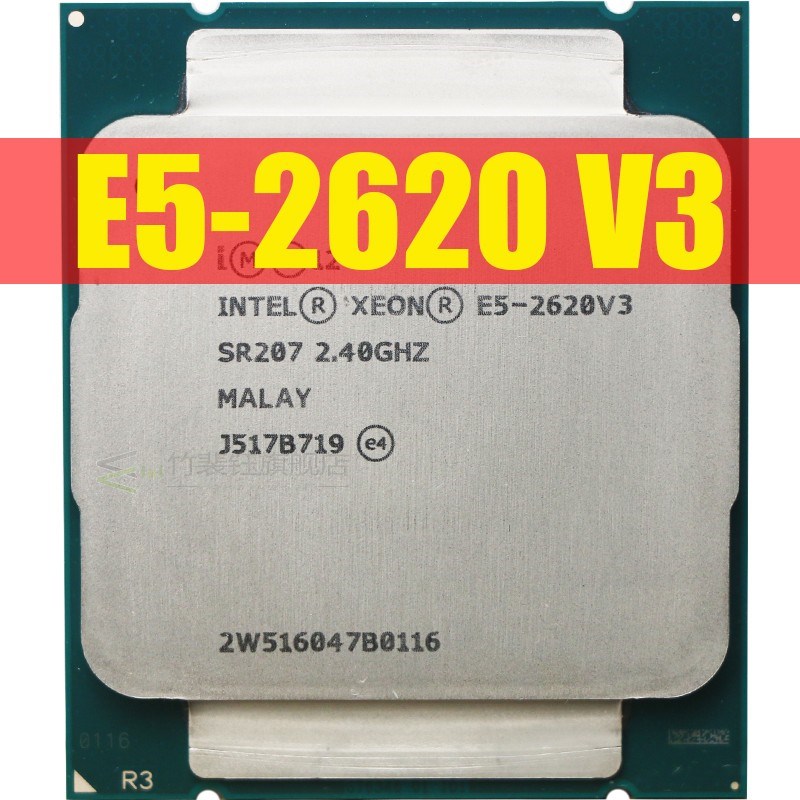 网红Xeon E5 2620 V3 E5-2620 V3 procesador SR207 2,4 Ghz 6 Co