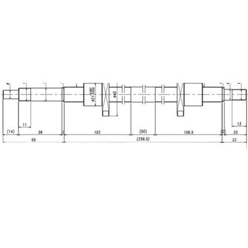 滚珠丝杠BSWE/BTWE/BTWP0802 1002 1204 1510 1520 2010 2510 05