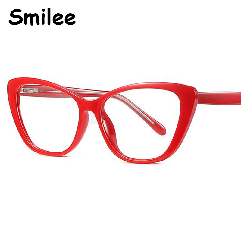 推荐2021 nds Office Anti Blue Light Red Cat Eye Glasses Comp