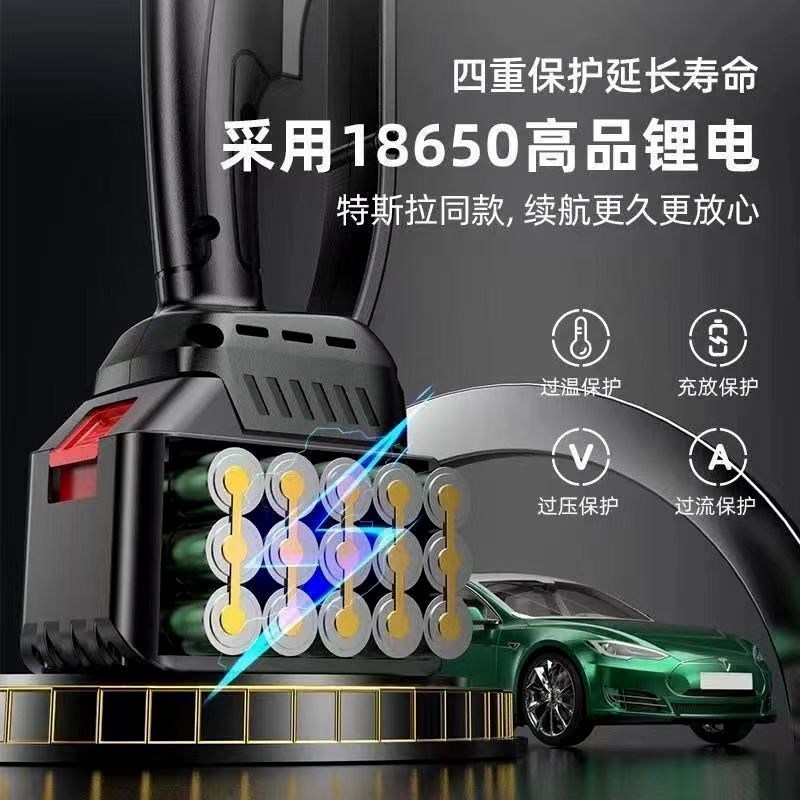 德国锂电锯充电式手提式家用砍树伐木锯J户外锯树电动小型修枝锯