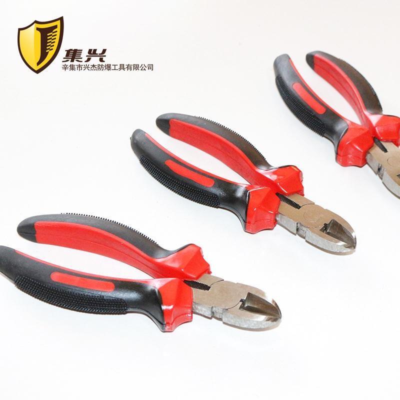 防磁克丝钳铜丝钢丝钳304不锈钢尖嘴钳斜嘴钳电工钳剥线.钳6寸8寸