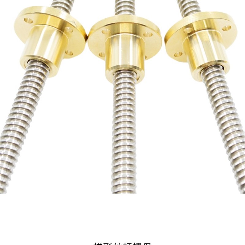 升降杆梯形丝杆螺母正宗304不锈钢丝杠t型螺杆铜T16 22 30 40