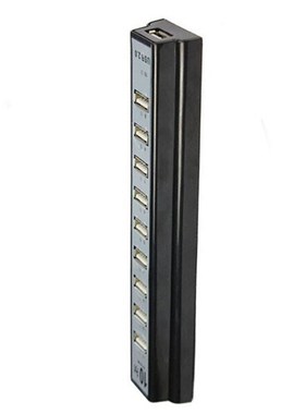 Hub Multi Usb-2.0-Hub 10-Port Splitters Notebook Power-Adapt