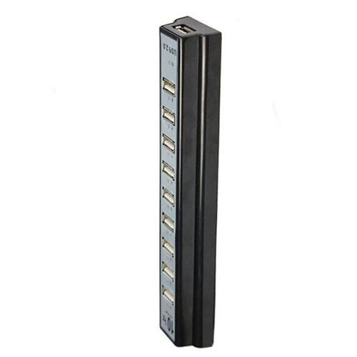 Hub Multi Usb-2.0-Hub 10-Port Splitters Notebook Power-Adapt