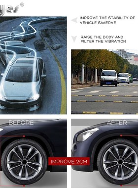 2pcs Car Shock Absorber Spring Bumper Power Autobuffer Cushi